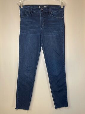 Kut from the Kloth Dark Blue High-Rise Skinny Jeans